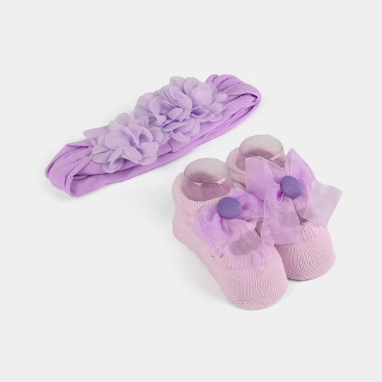 Baby Gift Set Socks With Headband | 0M+