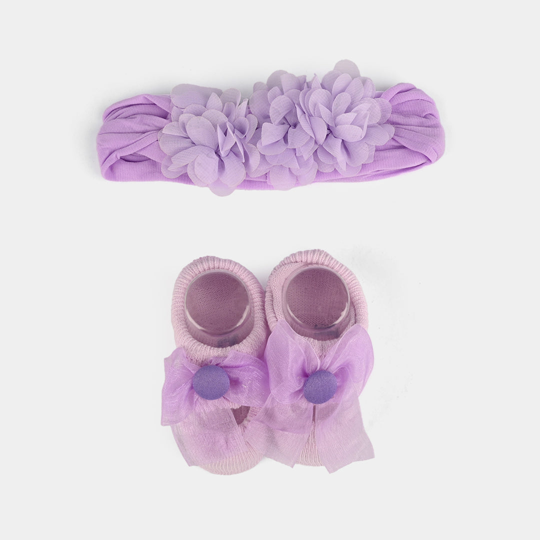 Baby Gift Set Socks With Headband | 0M+