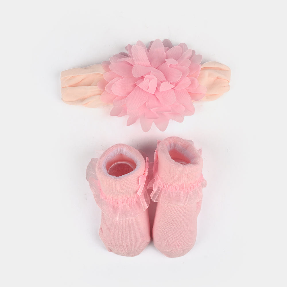 Baby Gift Set Socks With Headband | 0M+