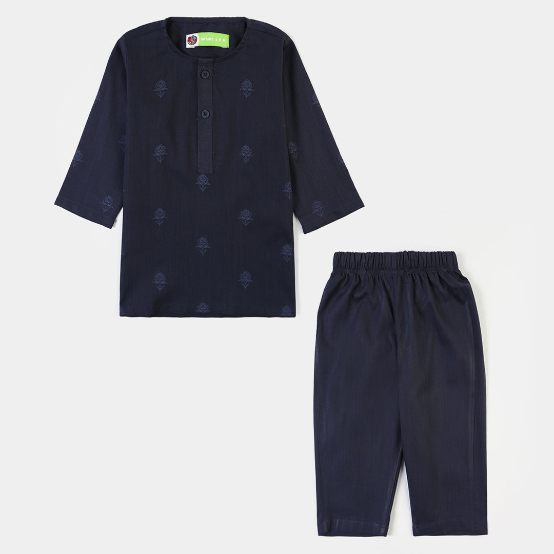Infant Boys Poly Viscose 2Piece Suit (Royal) - Blue