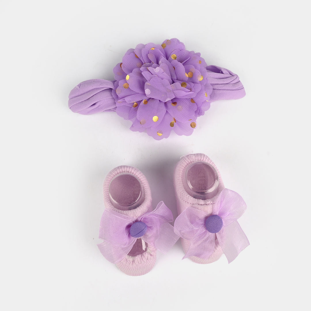 Baby Gift Set Socks With Headband | 0M+