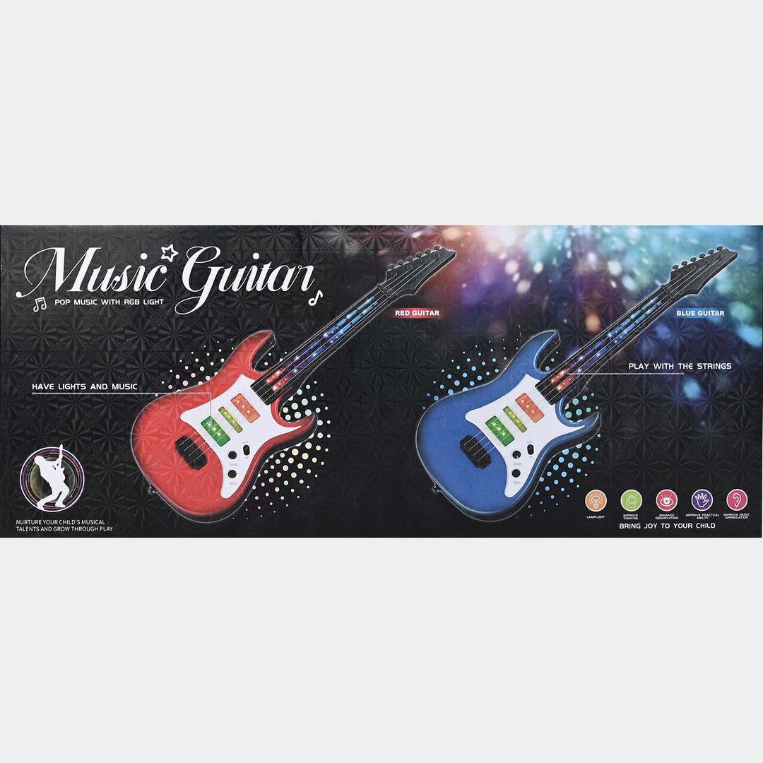 Guitar With Light & Music For Kids