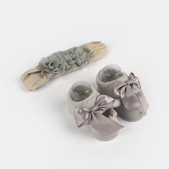 Baby Gift Set Socks With Headband | 0M+