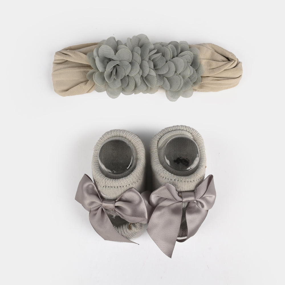 Baby Gift Set Socks With Headband | 0M+
