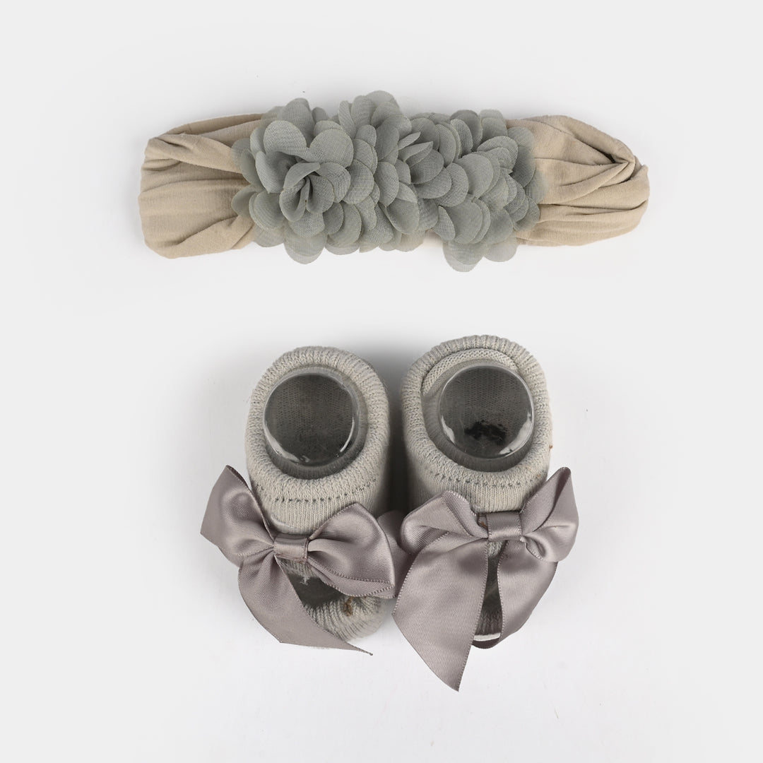 Baby Gift Set Socks With Headband | 0M+