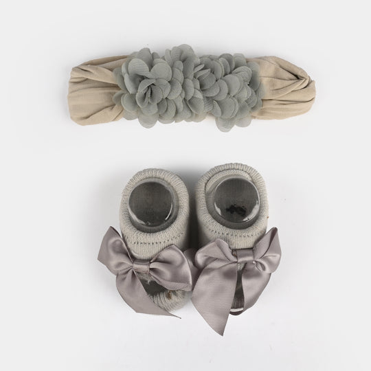 Baby Gift Set Socks With Headband | 0M+