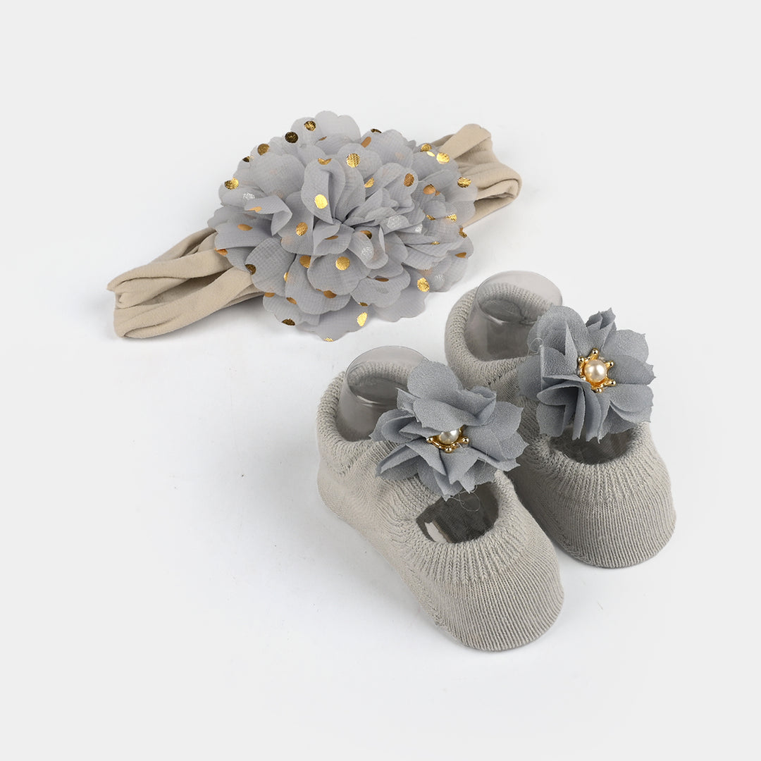Baby Gift Set Socks With Headband | 0M+