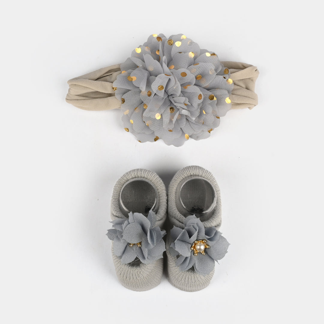 Baby Gift Set Socks With Headband | 0M+