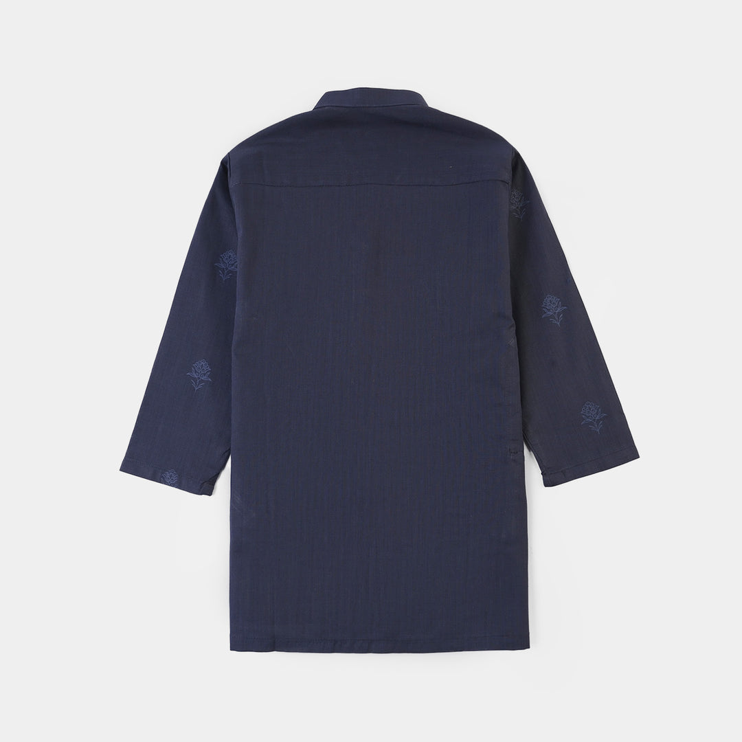 Boys Poly Viscose 2 Piece Suit (Royal) - Blue