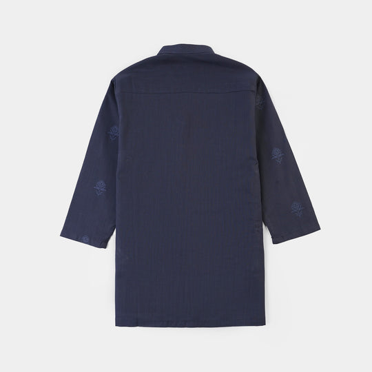 Boys Poly Viscose 2 Piece Suit (Royal) - Blue