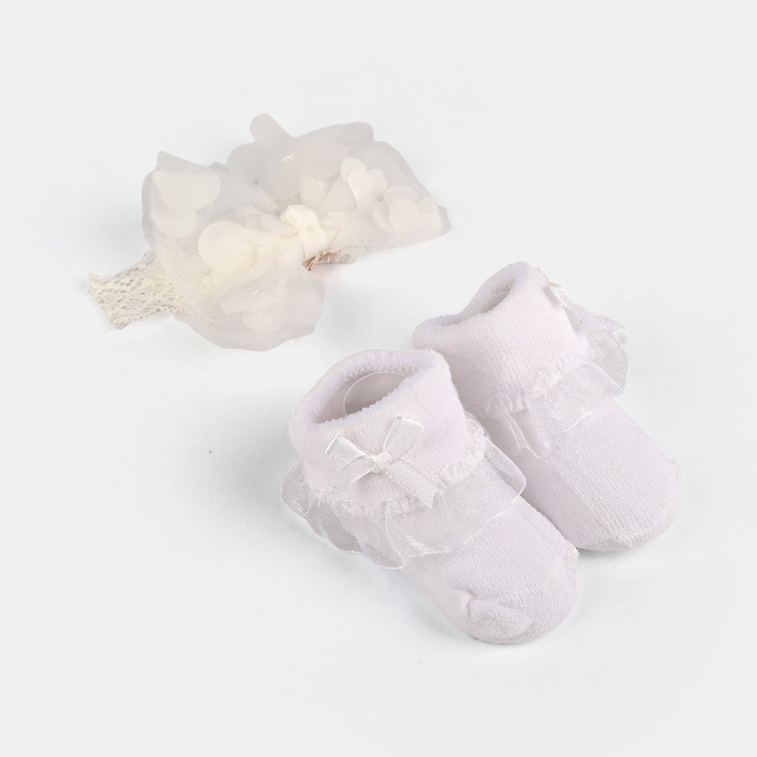 Baby Gift Set Socks With Headband | 0M+
