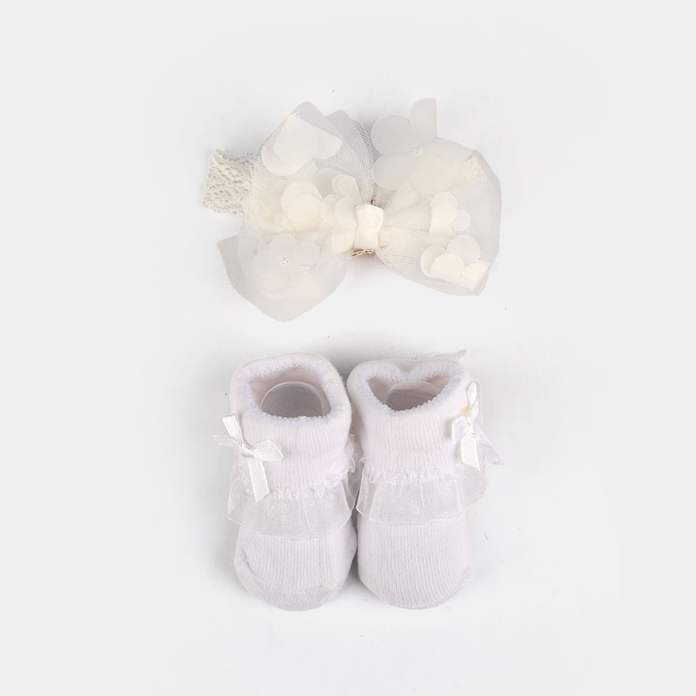 Baby Gift Set Socks With Headband | 0M+