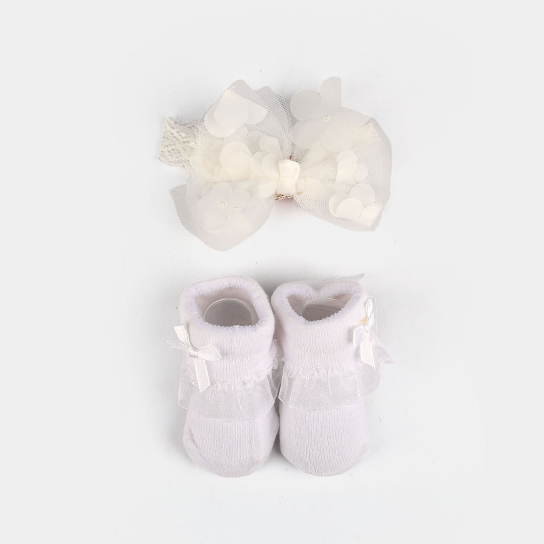 Baby Gift Set Socks With Headband | 0M+