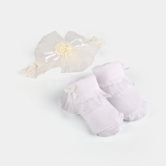 Baby Gift Set Socks With Headband | 0M+