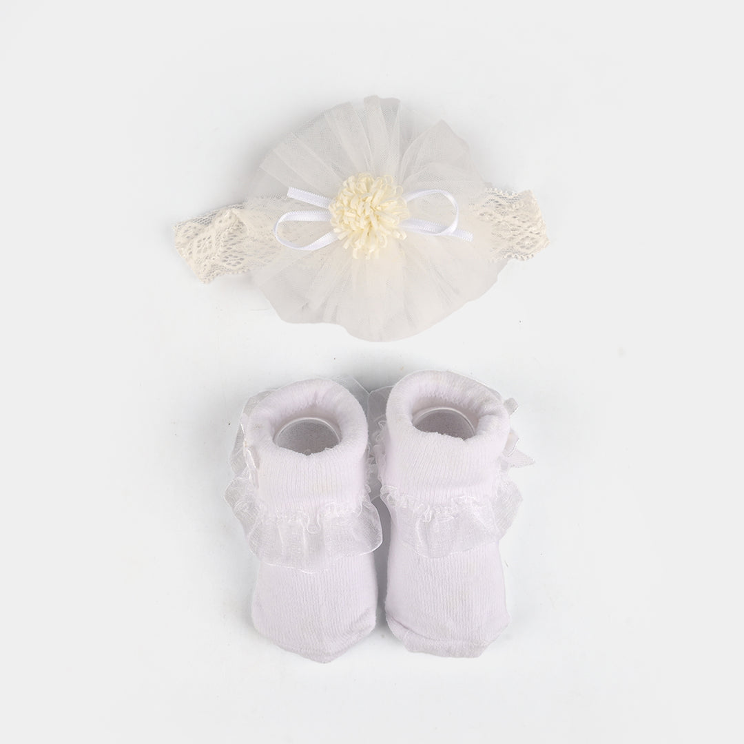 Baby Gift Set Socks With Headband | 0M+