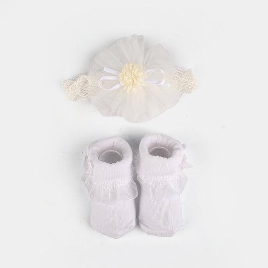 Baby Gift Set Socks With Headband | 0M+