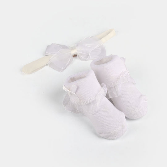 Baby Gift Set Socks With Headband | 0M+