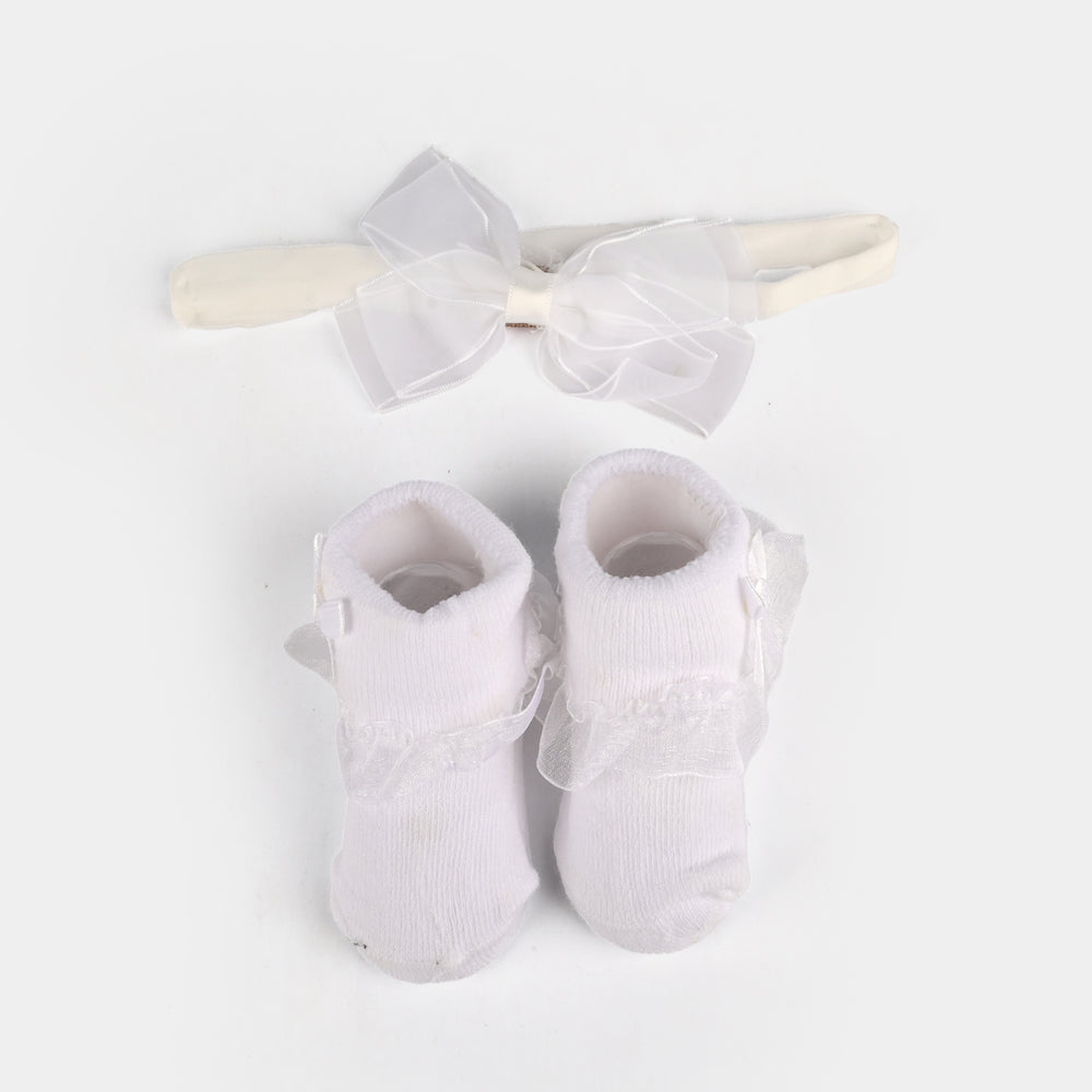 Baby Gift Set Socks With Headband | 0M+