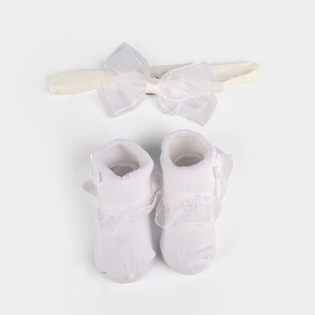 Baby Gift Set Socks With Headband | 0M+