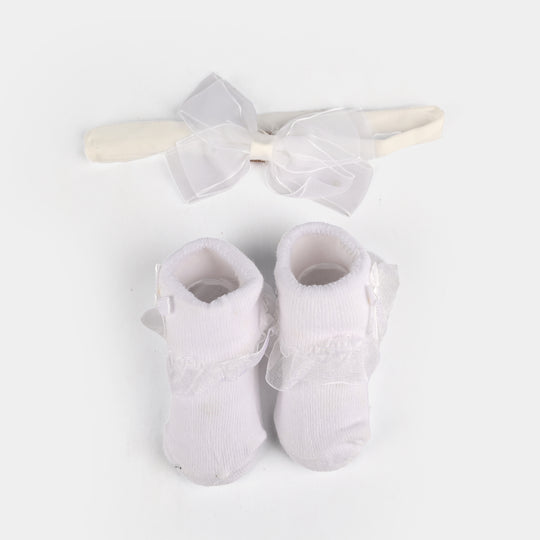 Baby Gift Set Socks With Headband | 0M+