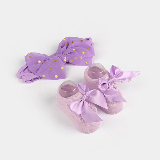 Baby Gift Set Socks With Headband | 0M+
