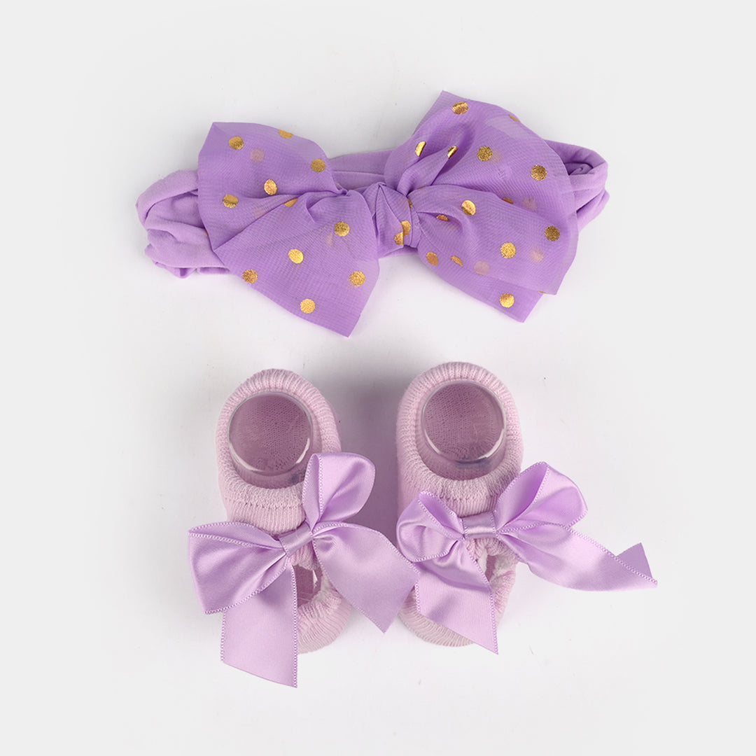 Baby Gift Set Socks With Headband | 0M+