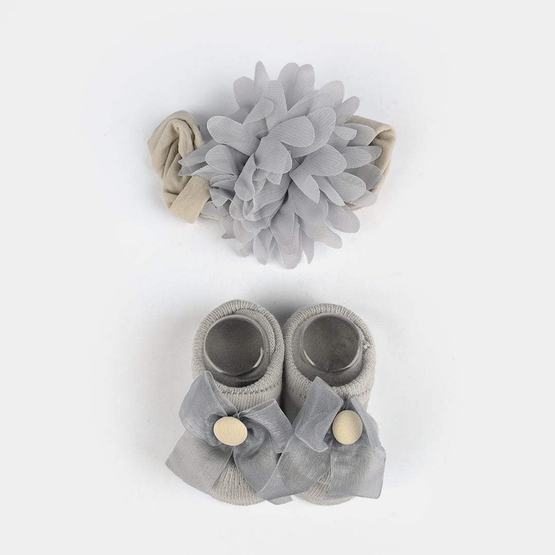 Baby Gift Set Socks With Headband | 0M+