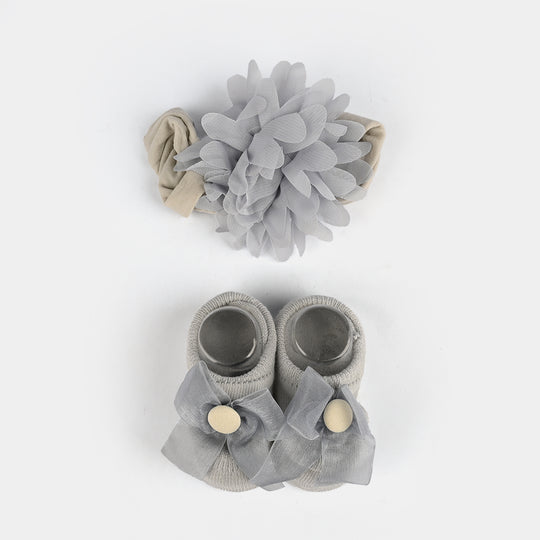 Baby Gift Set Socks With Headband | 0M+