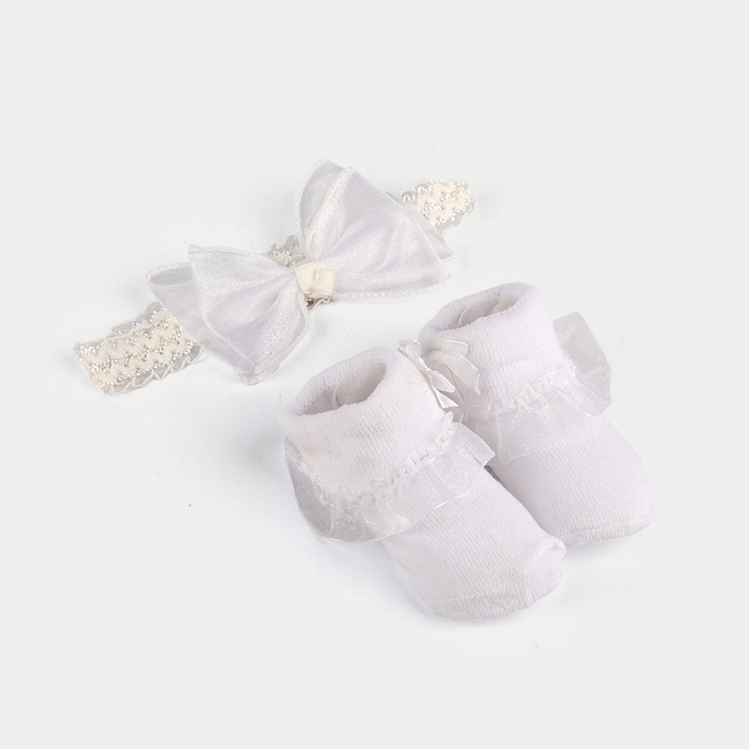 Baby Gift Set Socks With Headband | 0M+