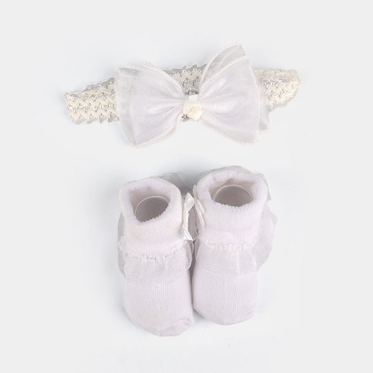 Baby Gift Set Socks With Headband | 0M+