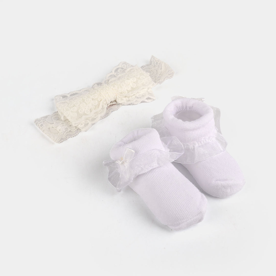 Baby Gift Set Socks With Headband | 0M+