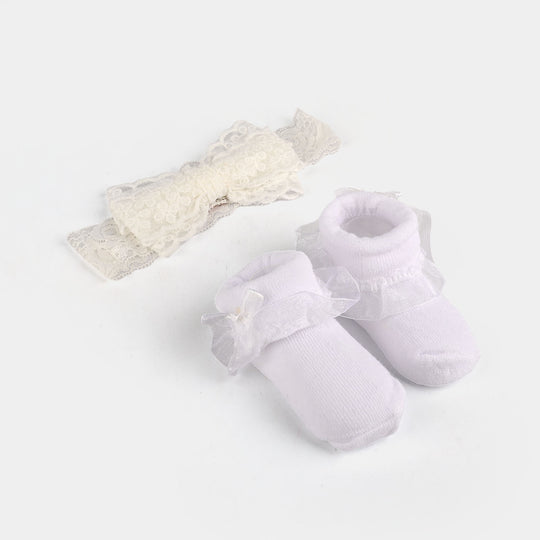 Baby Gift Set Socks With Headband | 0M+