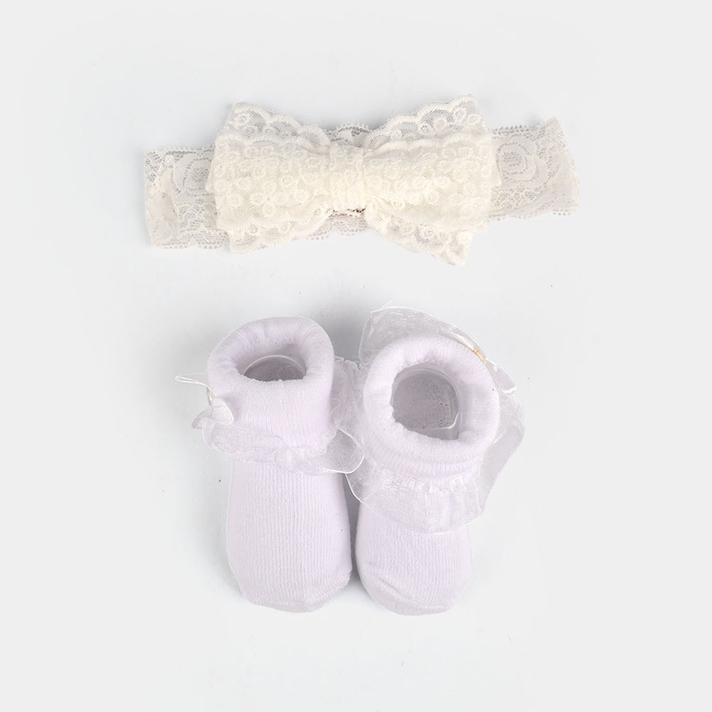 Baby Gift Set Socks With Headband | 0M+