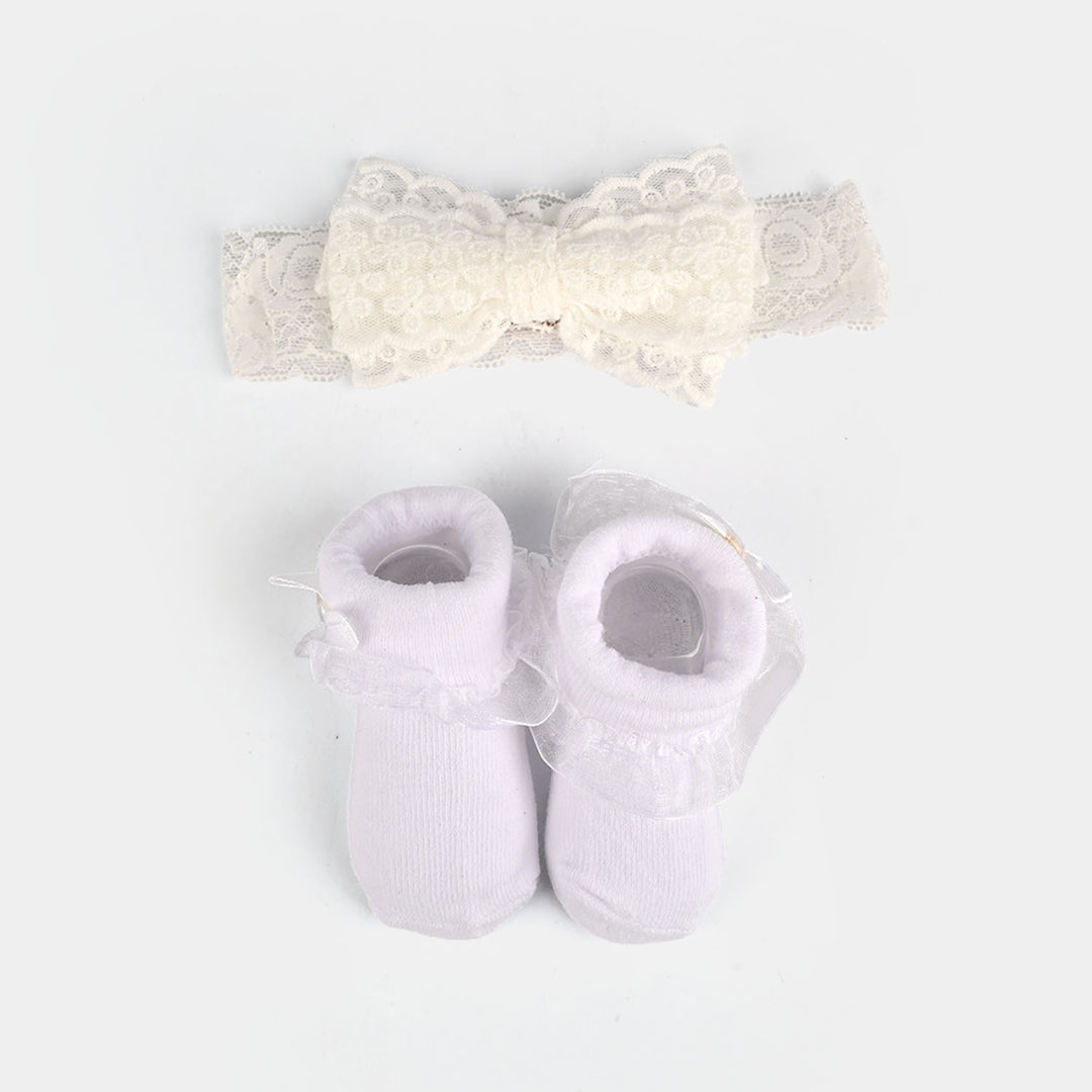 Baby Gift Set Socks With Headband | 0M+