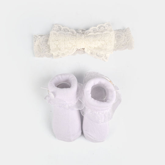 Baby Gift Set Socks With Headband | 0M+