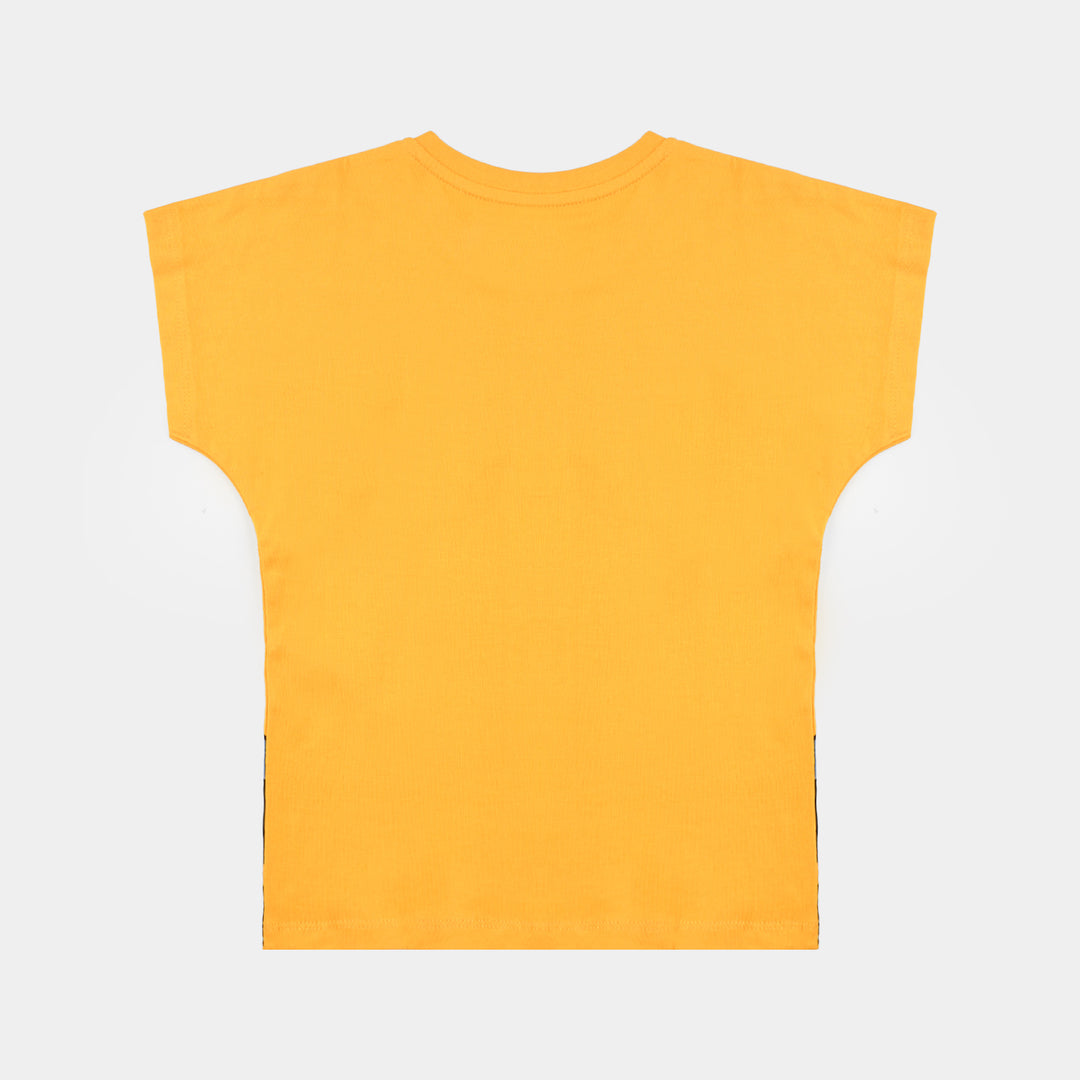 Boys Cotton Jersey Sando -Citrus