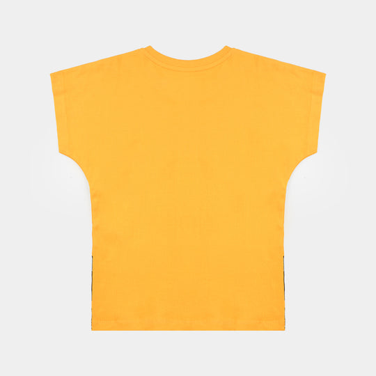 Boys Cotton Jersey Sando -Citrus