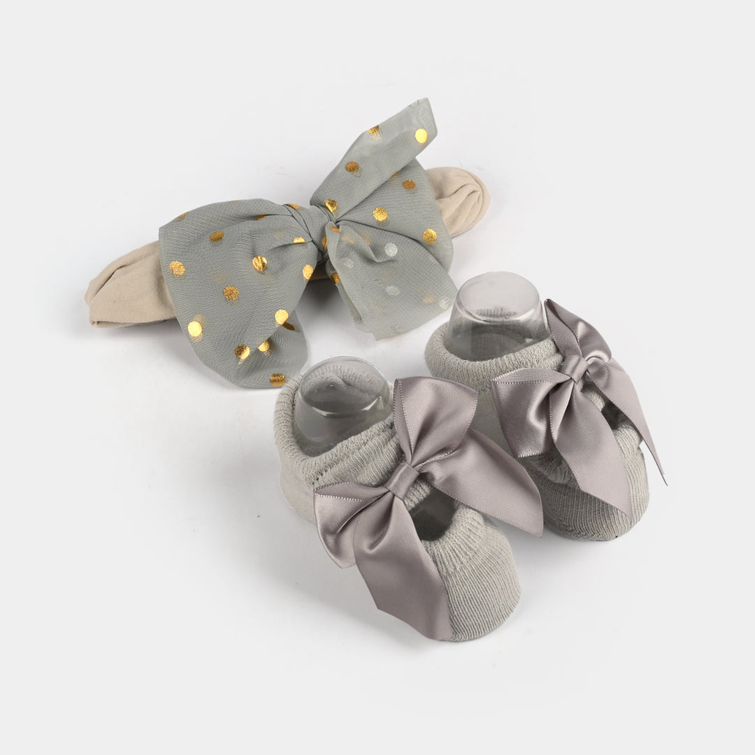 Baby Gift Set Socks With Headband | 0M+