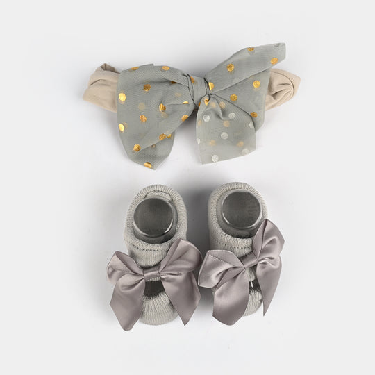 Baby Gift Set Socks With Headband | 0M+