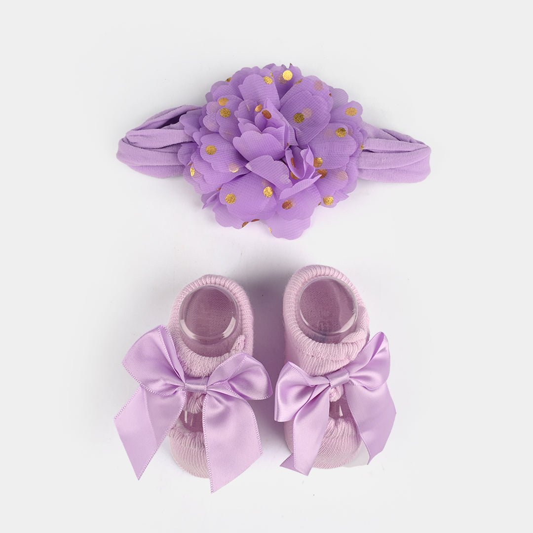 Baby Gift Set Socks With Headband | 0M+