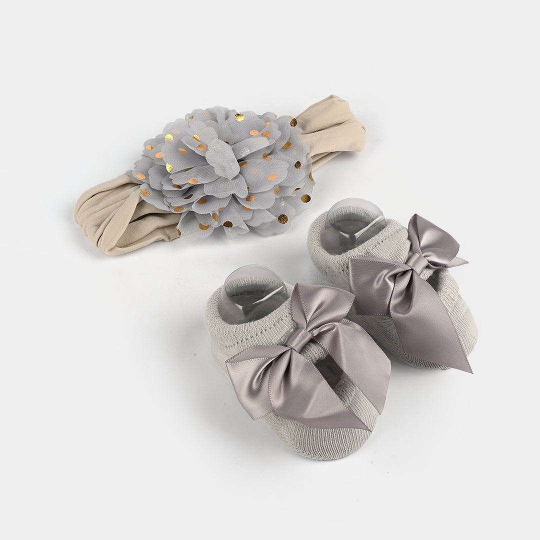Baby Gift Set Socks With Headband | 0M+