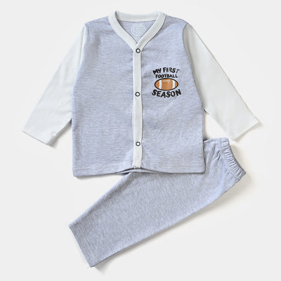 Infant Unisex Night Suit Sport Series Grey