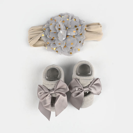 Baby Gift Set Socks With Headband | 0M+
