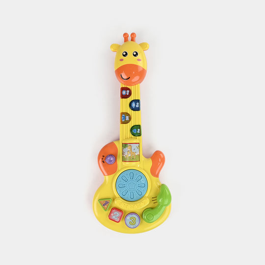 Giraffe Guitar W/Light & Music Toy