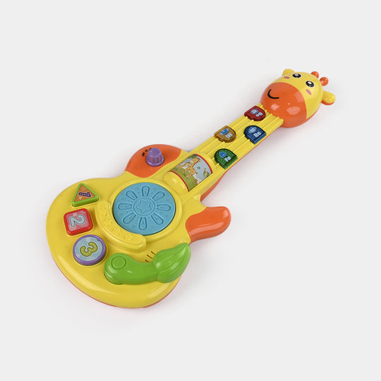 Giraffe Guitar W/Light & Music Toy
