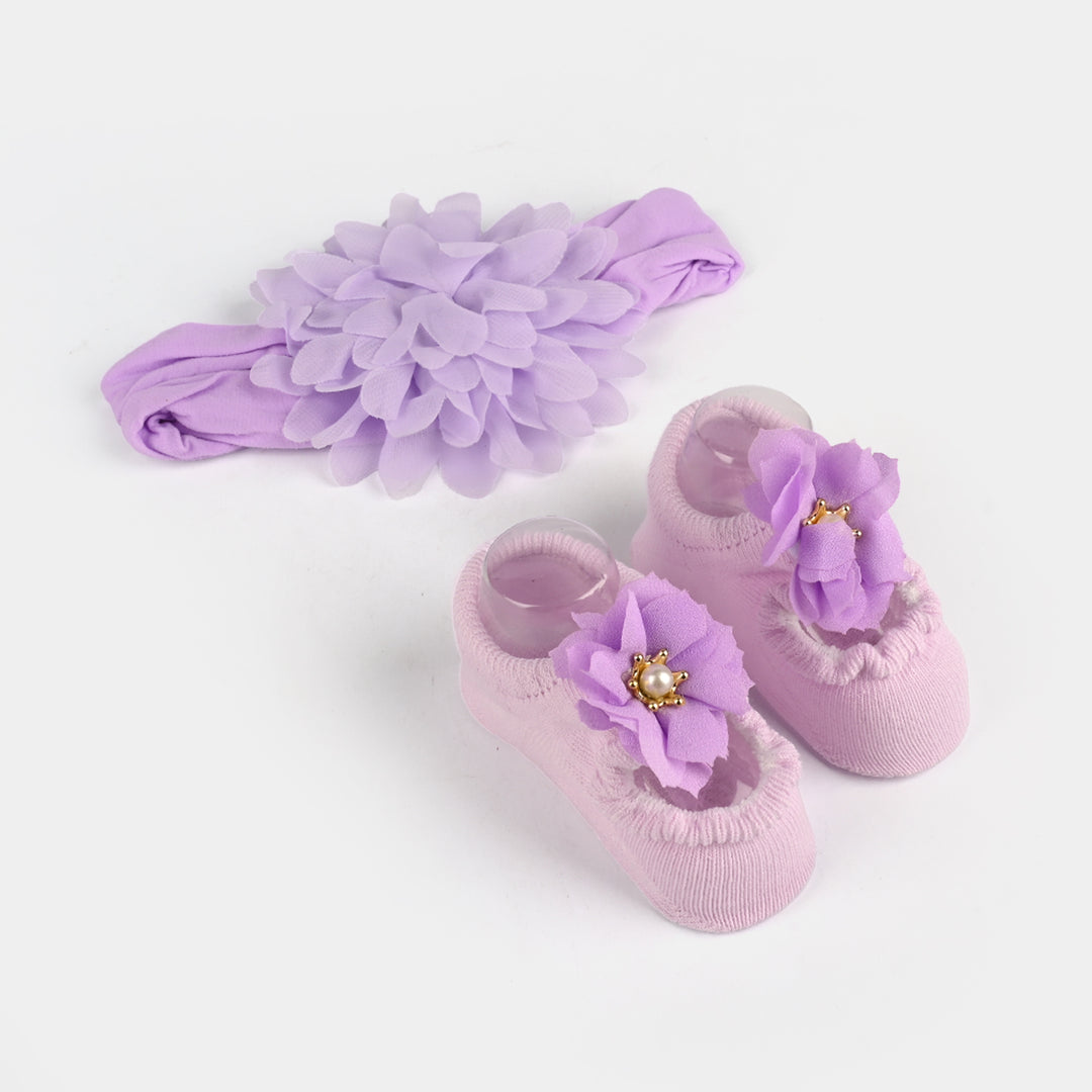 Baby Gift Set Socks With Headband | 0M+