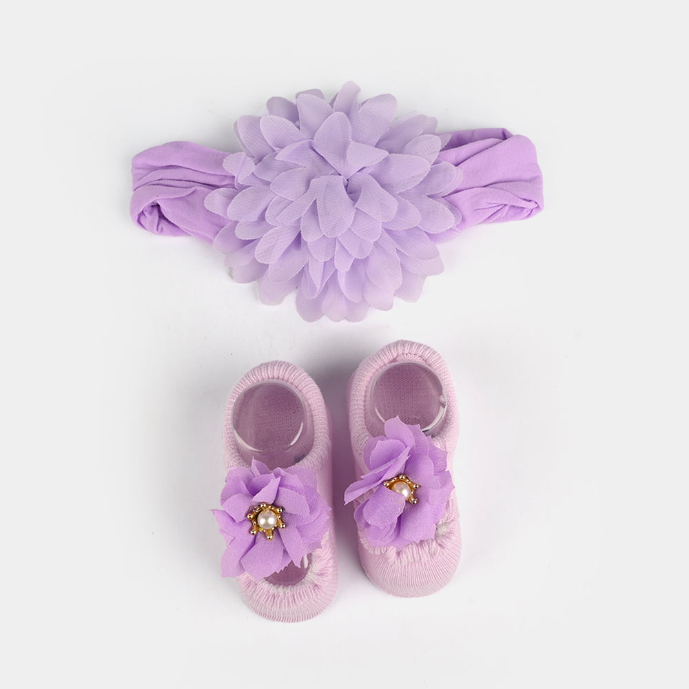 Baby Gift Set Socks With Headband | 0M+