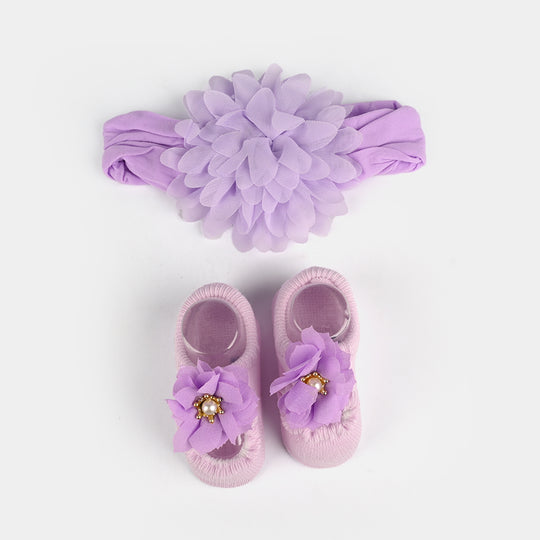 Baby Gift Set Socks With Headband | 0M+