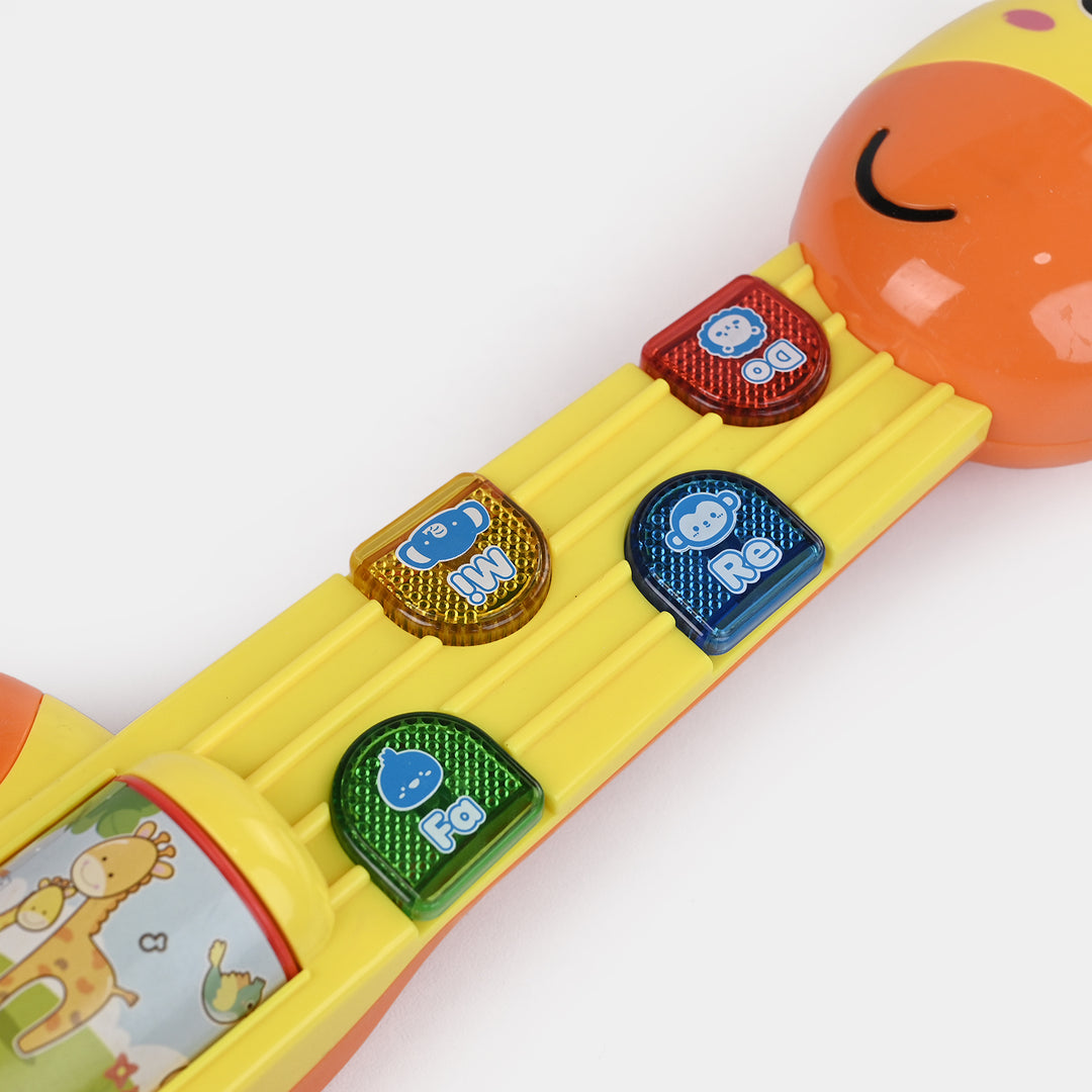 Giraffe Guitar W/Light & Music Toy