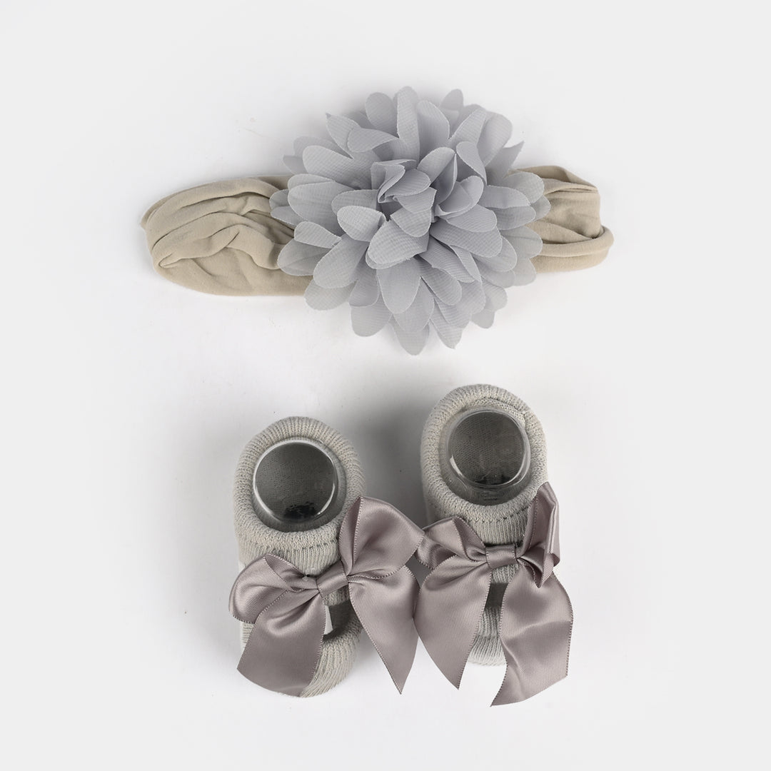 Baby Gift Set Socks With Headband | 0M+